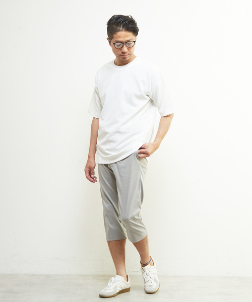 MEN'S MELROSE(メンズメルローズ)の「ライトブリスターTシャツ(Tシャツ/カットソー・メンズ・チャコールグレー/ホワイト/グレイッシュベージュ・3/2/4)」の12枚目の写真