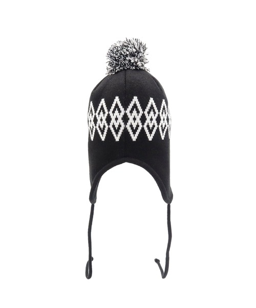 ニューエラ ポンポン付きニット帽 イヤーフラップ（ニットキャップ