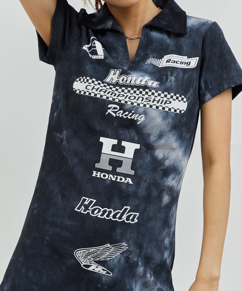 atmos pink(アトモスピンク)の「HONDA x atmos pink Racing Dress / ホンダ アトモス ピンク レーシング ワンピース 【SP】(ワンピース・レディース・ブルー/ブラック・M/S)」の12枚目の写真