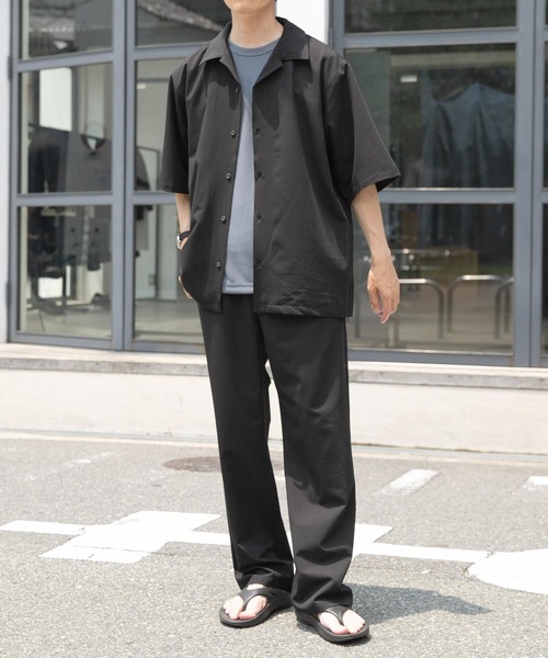 【卒入学式】MOUN TEN. ベージュシャツ　ブラックパンツ　セット売り140 卒入学式】MOUN TEN. ベージュシャツ ブラックパンツ セット売り140