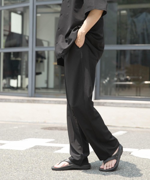 ITEMS URBANRESEARCH（アイテムズ アーバンリサーチ）の「TRオープンカラーシャツ+パンツSET（シャツ/ブラウス・メンズ・ブラック/ブラウン・SMALL/MEDIUM/LARGE）」の5枚目の写真