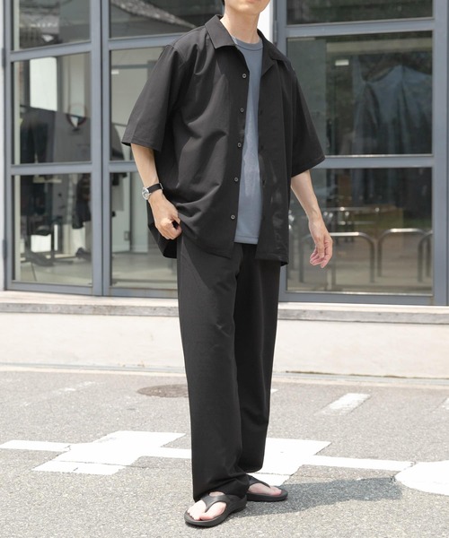 ITEMS URBANRESEARCH（アイテムズ アーバンリサーチ）の「TRオープンカラーシャツ+パンツSET（シャツ/ブラウス・メンズ・ブラック/ブラウン・SMALL/MEDIUM/LARGE）」の6枚目の写真