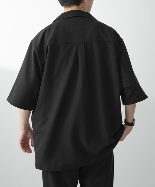 ITEMS URBANRESEARCH（アイテムズ アーバンリサーチ）の「TRオープンカラーシャツ+パンツSET（シャツ/ブラウス・メンズ・ブラック/ブラウン・SMALL/MEDIUM/LARGE）」の10枚目の写真