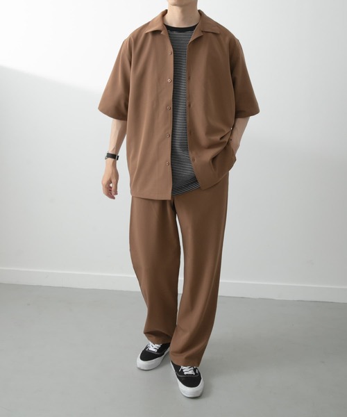 ITEMS URBANRESEARCH（アイテムズ アーバンリサーチ）の「TRオープンカラーシャツ+パンツSET（シャツ/ブラウス・メンズ・ブラック/ブラウン・SMALL/MEDIUM/LARGE）」の14枚目の写真