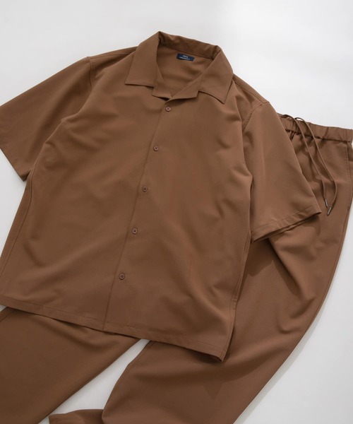 ITEMS URBANRESEARCH（アイテムズ アーバンリサーチ）の「TRオープンカラーシャツ+パンツSET（シャツ/ブラウス・メンズ・ブラック/ブラウン・SMALL/MEDIUM/LARGE）」の15枚目の写真