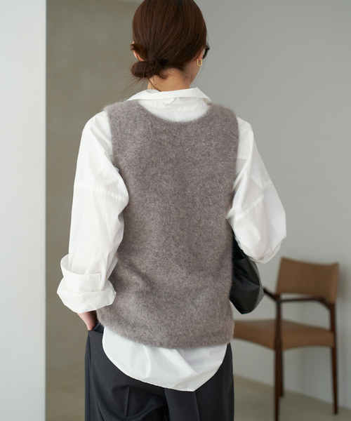 plage｜Paper Mix Sleeveless ニット | Rakuten Fashion(楽天