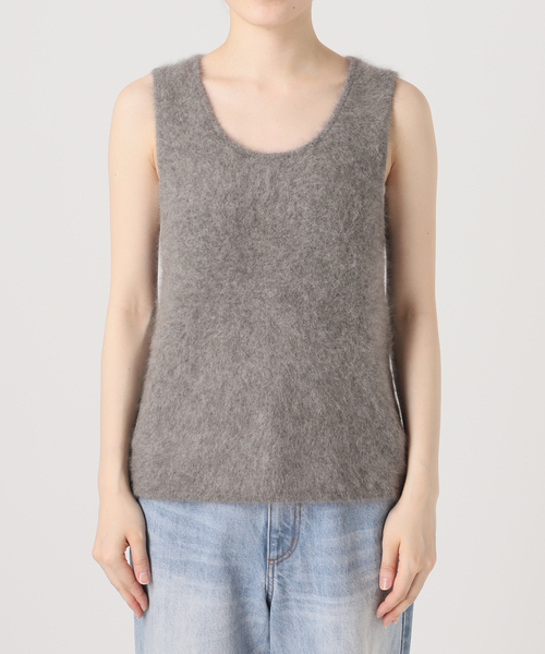 plage Light Fur タンク グレー Light Fur タンク（ニット/セーター）｜Plage（プラージュ）の
