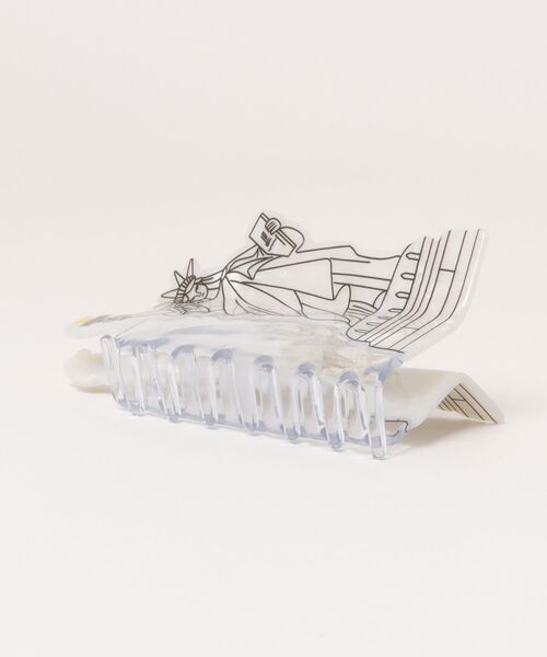 Fun & Daily(ファンアンドデイリー)の「F&D : 自由の女神 アクリルヘアクリップ(バレッタ/ヘアクリップ・レディース・ホワイト・FREE)」の2枚目の写真