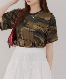 迷彩柄Tシャツ