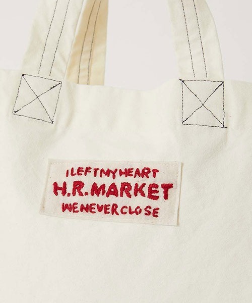 HOLLYWOOD RANCH MARKET（ハリウッドランチマーケット）の「サン&ムーン エンブロイダイリー 2WAYキャンバストート（トートバッグ・メンズ・ナチュラル・ONE）」の8枚目の写真