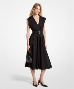MICHAEL KORS ブラックレースワンピース MICHAEL KORS（マイケルコース）の「ストレッチニット カット