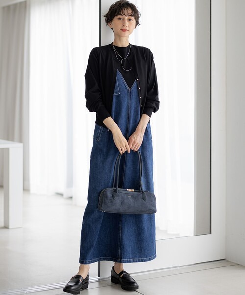 RED CARD TOKYO(レッドカード)の「【RED CARD TOKYO×23区】デニム サロペット ワンピース(ワンピース・レディース・ターコイズブルー系/ダルブルー系・38)」の8枚目の写真