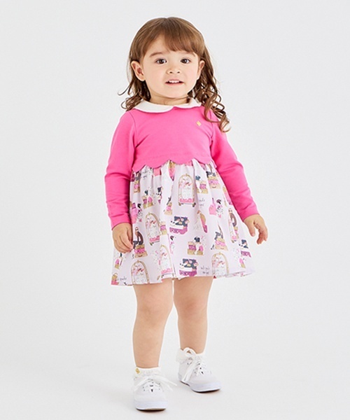 新品　ケイトスペードキッズ　トロピカル　フォリッジ　ドッキング　ワンピース 出産祝い