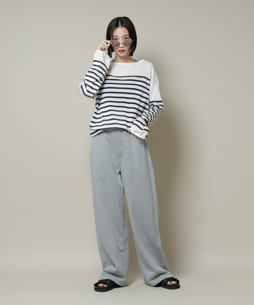 ☆☆☆様 C5248 upper hightsスウェット×plageパンツ upper hights/THE LIDDY イージーワイドストレート（スウェット