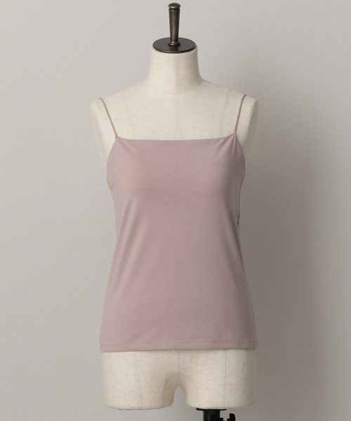 A part by（アパートバイ）の「カップツキキャミソール（キャミソール・レディース・ブラック/オフホワイト/ブラウン/ピンク系その他2・FREE）」の4枚目の写真