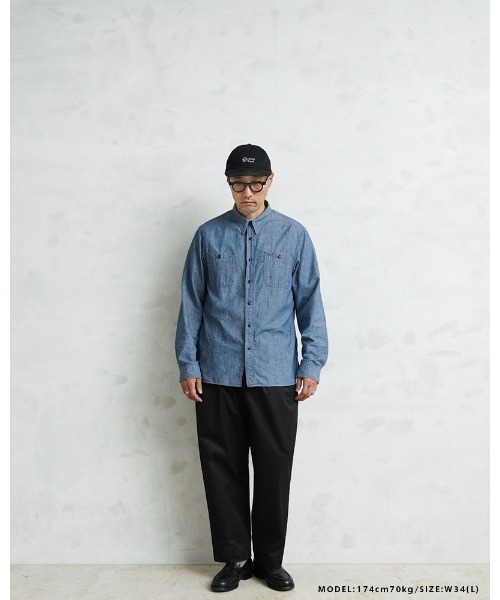 WAIPER.inc（ワイパーインク）の「US ARMY VENTILE チノトラウザー テーパード WAIPER.inc【WP1086】（チノパンツ・メンズ・ベージュ系その他/ネイビー/ブラック・34/32/30/38/36/40）」の18枚目の写真