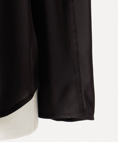 LOEFF（ロエフ）の「＜LOEFF＞タートルネック ブラウス（シャツ/ブラウス・レディース・ダークブラウン/ネイビー・0/1）」の17枚目の写真