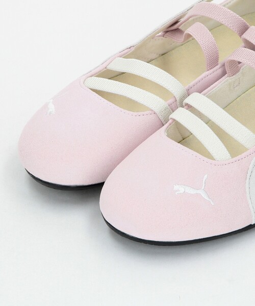 プーマ ウィメンズ スピードキャット バレエ SD ホワイト ブラック 23.5 PUMA/プーマ SPEEDCAT BALLET SD WOMENS(23.5cm～24.5cm展開