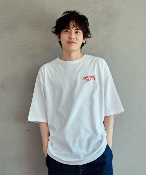 Leyline(レイライン)の「【Leyline】Scribble tee / 落書き風マルチグラフィック ビッグシルエットTシャツ(Tシャツ/カットソー・メンズ・ホワイト/ブラック・MEDIUM/LARGE/X-LARGE)」の6枚目の写真
