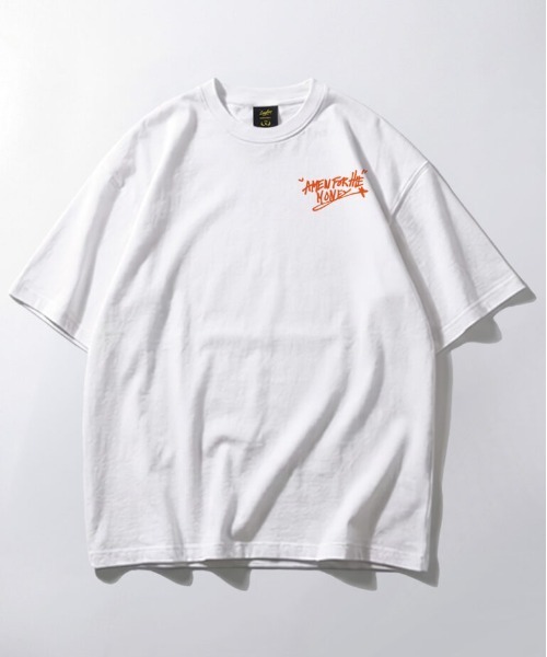 Leyline(レイライン)の「【Leyline】Scribble tee / 落書き風マルチグラフィック ビッグシルエットTシャツ(Tシャツ/カットソー・メンズ・ホワイト/ブラック・MEDIUM/LARGE/X-LARGE)」の12枚目の写真