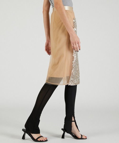 PRANK PROJECT（プランクプロジェクト）の「スパンコールミディースカート / Sequin Midi Skirt（スカート・レディース・ベージュ/レッド/ブラック・FREE）」の11枚目の写真