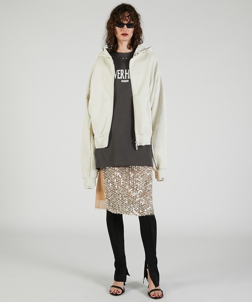 PRANK PROJECT（プランクプロジェクト）の「スパンコールミディースカート / Sequin Midi Skirt（スカート・レディース・ベージュ/レッド/ブラック・FREE）」の17枚目の写真