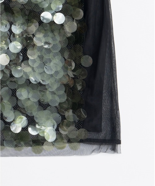 PRANK PROJECT（プランクプロジェクト）の「スパンコールミディースカート / Sequin Midi Skirt（スカート・レディース・ベージュ/レッド/ブラック・FREE）」の19枚目の写真