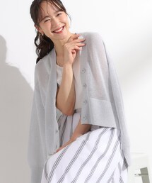 DRESKIP | キラッと光るラメとスパンコールが印象的 メッシュカーディガン(カーディガン/ボレロ)