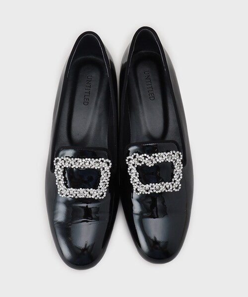 UNTITLED（アンタイトル）の「ビジュー付きオペラシューズ（パンプス・レディース・ブラック・45/35/25）」の5枚目の写真