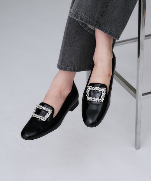 UNTITLED（アンタイトル）の「ビジュー付きオペラシューズ（パンプス・レディース・ブラック・45/35/25）」の8枚目の写真