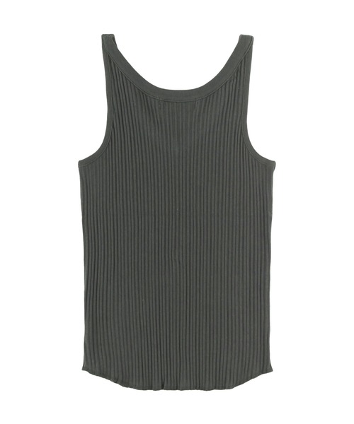 ALEXIA STAM（アリシアスタン）の「Rib V Neck Tank Top /Basic Vネックリブタンク（タンクトップ・レディース・ホワイト/グレー/チャコールグレー・M/S）」の20枚目の写真
