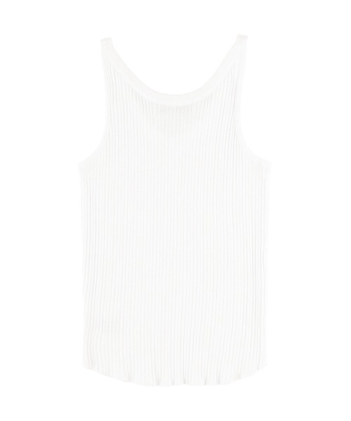 ALEXIA STAM（アリシアスタン）の「Rib V Neck Tank Top /Basic Vネックリブタンク（タンクトップ・レディース・ホワイト/グレー/チャコールグレー・M/S）」の17枚目の写真