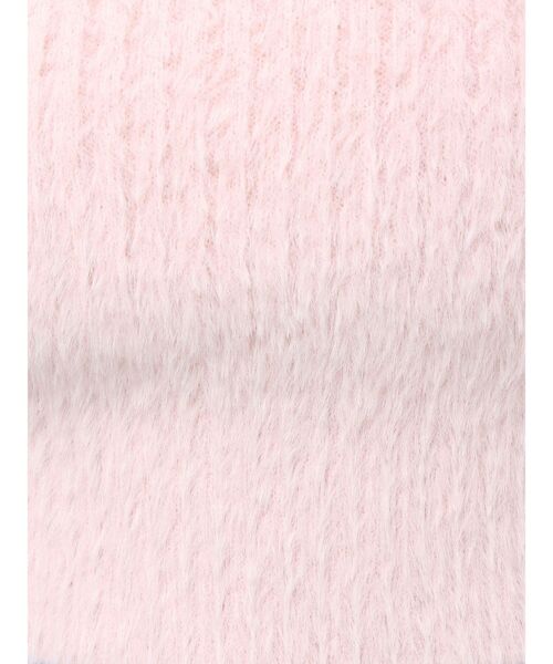 MERCURYDUO（マーキュリーデュオ）の「ミニシャギーVネッククロップドニット（ニット/セーター・レディース・ブラウン/グレー/アイボリー/ベビーピンク/ライトブルー・FREE）」の21枚目の写真