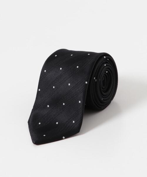 URBAN RESEARCH DOORS（アーバンリサーチドアーズ）の「LIFE STYLE TAILOR　25AW国内タイドット1（ネクタイ・メンズ・グリーン/ブラック/ネイビー・-）」の2枚目の写真