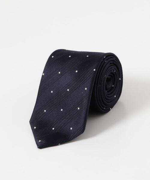 URBAN RESEARCH DOORS（アーバンリサーチドアーズ）の「LIFE STYLE TAILOR　25AW国内タイドット1（ネクタイ・メンズ・グリーン/ブラック/ネイビー・-）」の4枚目の写真