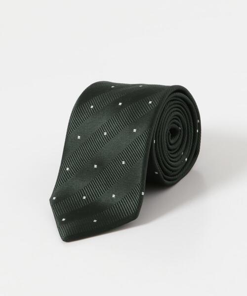 URBAN RESEARCH DOORS（アーバンリサーチドアーズ）の「LIFE STYLE TAILOR　25AW国内タイドット1（ネクタイ・メンズ・グリーン/ブラック/ネイビー・-）」の6枚目の写真