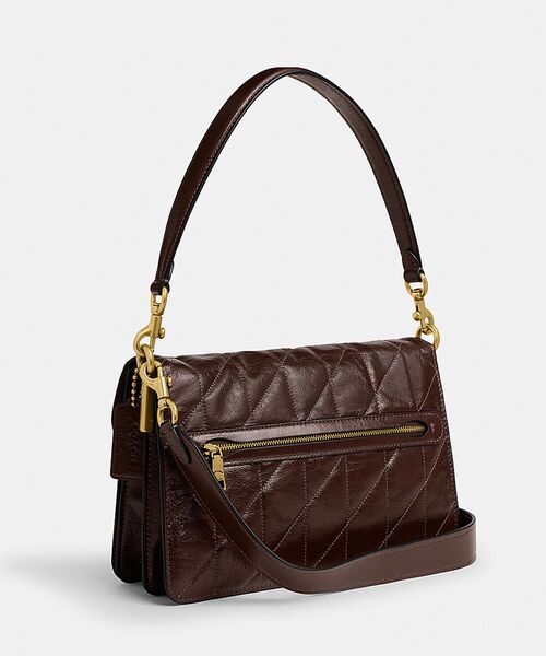 COACH(コーチ)の「チェーン タビー ショルダー バッグ・キルティング(ショルダーバッグ・レディース・ブラウン系その他・ONE)」の4枚目の写真
