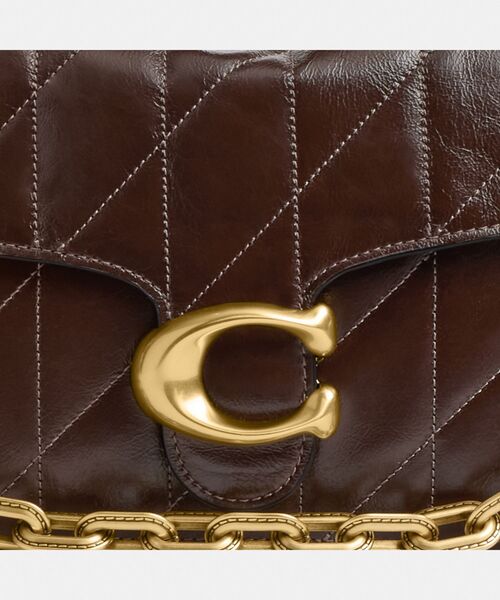 COACH(コーチ)の「チェーン タビー ショルダー バッグ・キルティング(ショルダーバッグ・レディース・ブラウン系その他・ONE)」の8枚目の写真