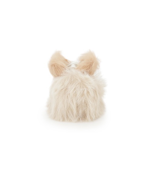 SNIDEL(スナイデル)の「ファーバンス(バレッタ/ヘアクリップ・レディース・ピンクベージュ/ライトベージュ・F)」の4枚目の写真