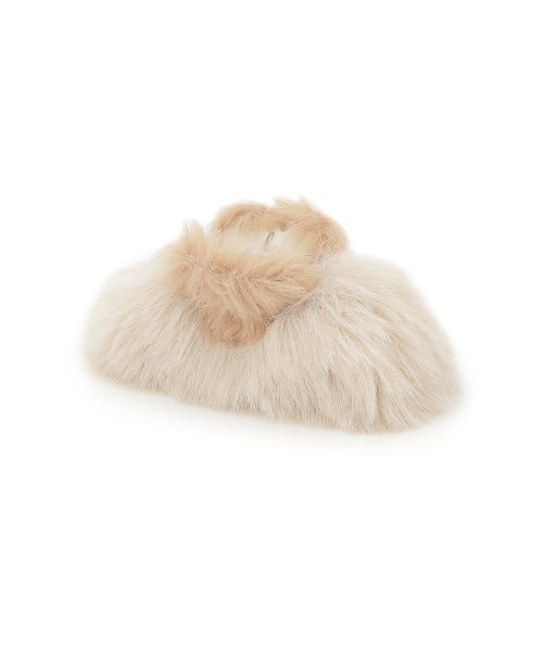 SNIDEL(スナイデル)の「ファーバンス(バレッタ/ヘアクリップ・レディース・ピンクベージュ/ライトベージュ・F)」の7枚目の写真