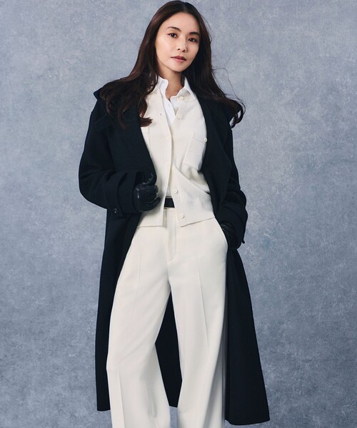 MANTECOPureリバー フード ロングコート（その他アウター）｜23区 S