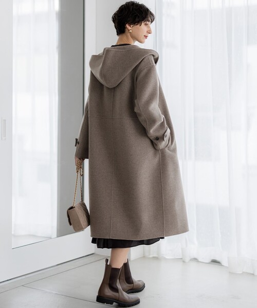 MANTECOPureリバー フード ロングコート（その他アウター）｜23区 S