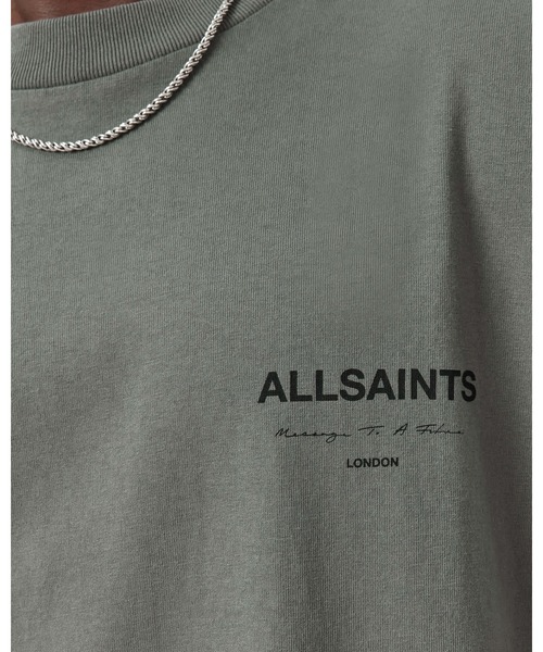 ALLSAINTS(オールセインツ)の「FUTURE SHORT SLEEVE T-SHIRT | FUTURE 半袖 Tシャツ(Tシャツ/カットソー・メンズ・グリーン系その他・M/L/XS/S/XL)」の7枚目の写真