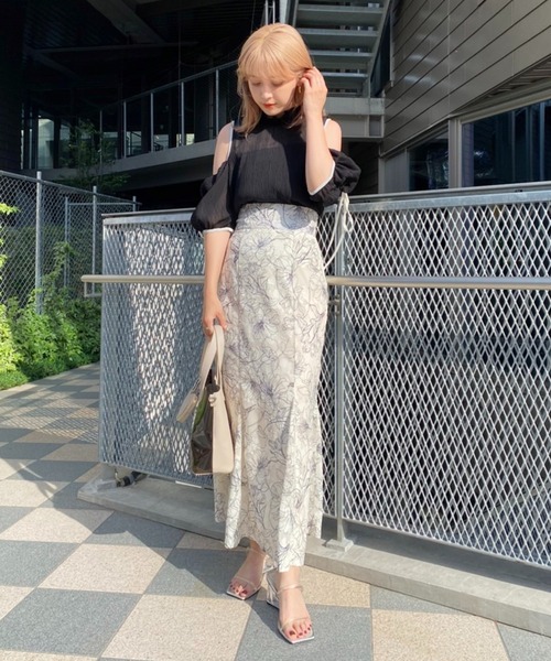one after another NICE CLAUP(ワンアフターアナザーナイスクラップ)の「WEB限定/肩リボンマルチウェイブラウス(シャツ/ブラウス・レディース・アイボリー/ブラック/ドット/ベージュ系その他・FREE)」の20枚目の写真