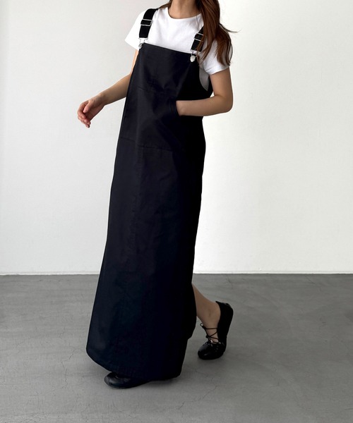 CANAL JEAN（キャナルジーン）の「ミリタリージャンパースカート（ジャンパースカート・レディース・ブラック・マルチサイズ）」の14枚目の写真