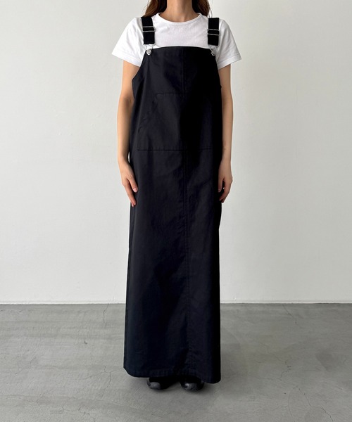 CANAL JEAN（キャナルジーン）の「ミリタリージャンパースカート（ジャンパースカート・レディース・ブラック・マルチサイズ）」の5枚目の写真