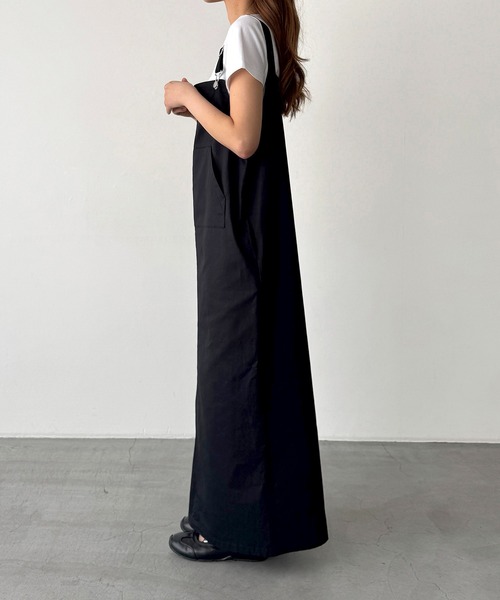 CANAL JEAN（キャナルジーン）の「ミリタリージャンパースカート（ジャンパースカート・レディース・ブラック・マルチサイズ）」の6枚目の写真