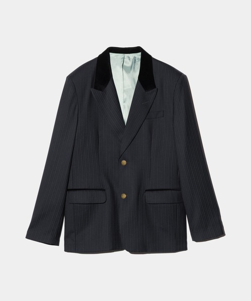 glamb（グラム）の「Blue Noise Tailored Jacket / ブルーノイズテーラードジャケット（テーラードジャケット・メンズ・インディゴブルー/グレー/ブラック・S/M/L）」の4枚目の写真