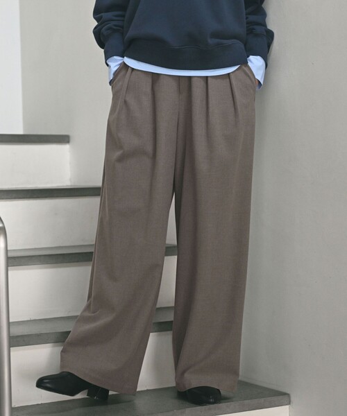 セール】【WEB限定】＜at ease＞スラックス パンツ マシン