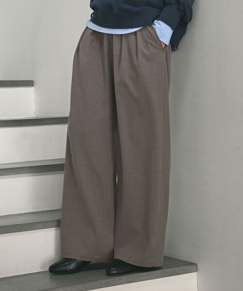 セール】【WEB限定】＜at ease＞スラックス パンツ マシン